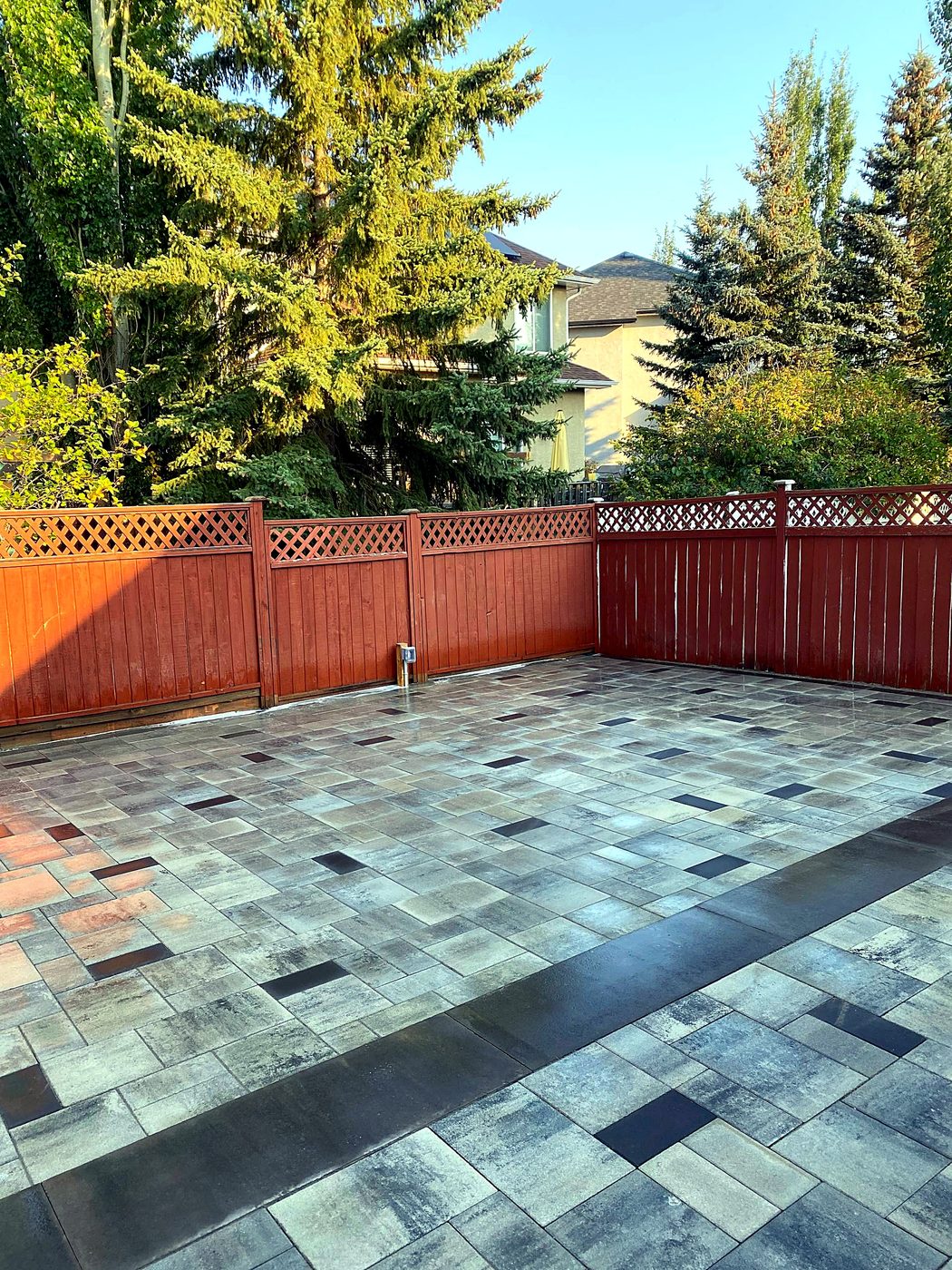 Paver patio hardscaping by All Craft Mastery
