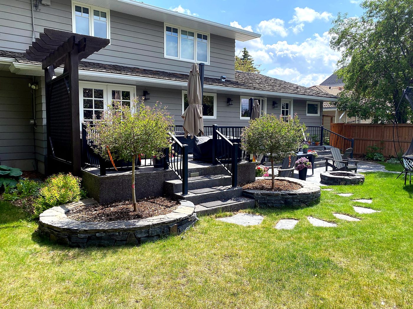 Backyard landscaping by All Craft Mastery